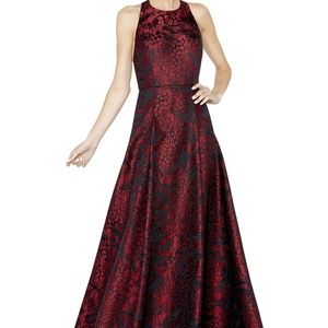 Alice & Olivia NWT Black & Red Gown